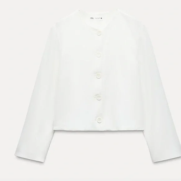 Zara Collection Buttoned Jacket | NWT - Picture 5 of 9